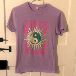 State of mind purple T-shirt size S